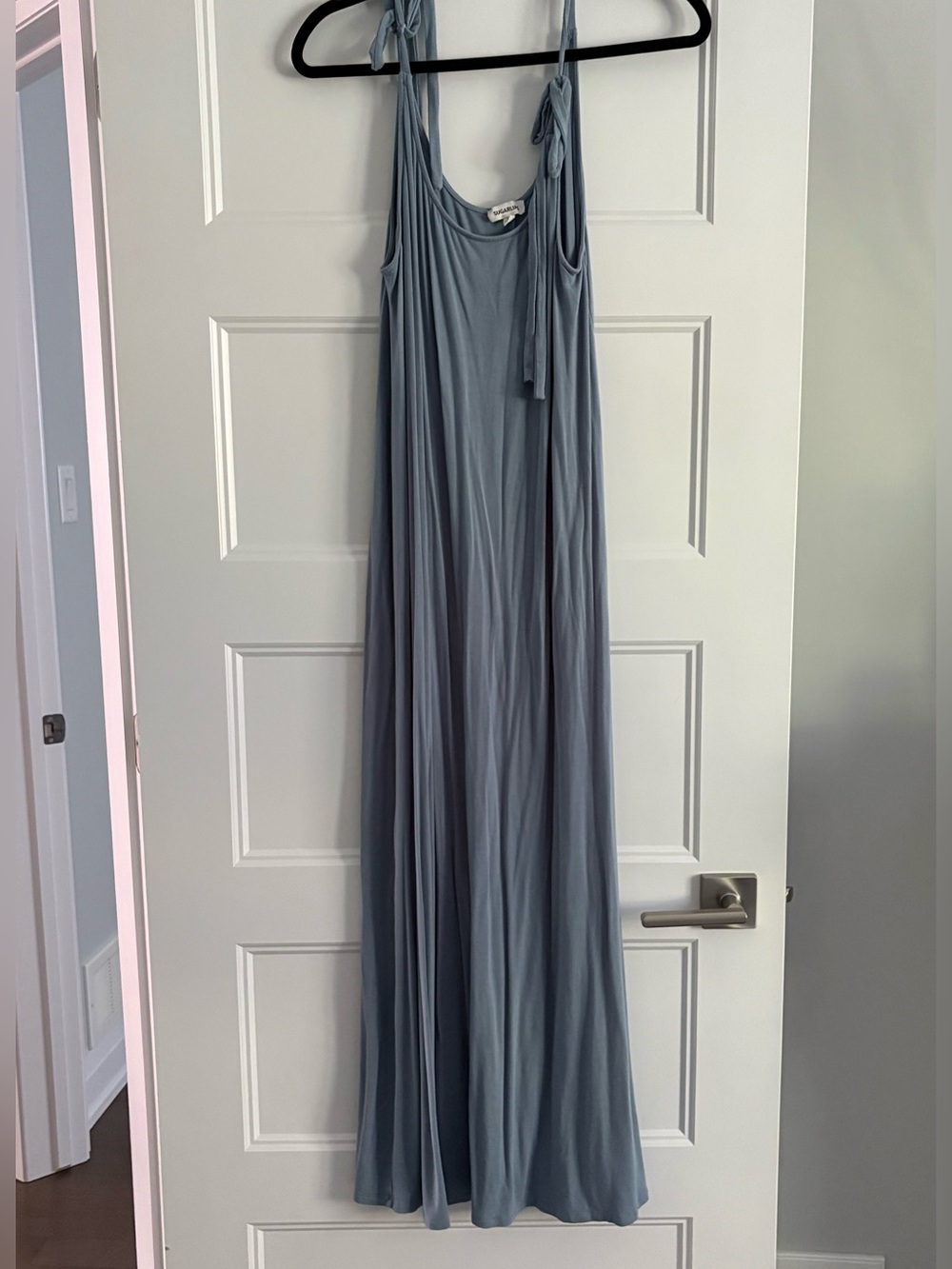 Sugarlips Slate Blue  Grey Maxi Dress